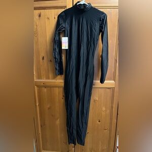 Baltogs black unitard mock neck size medium